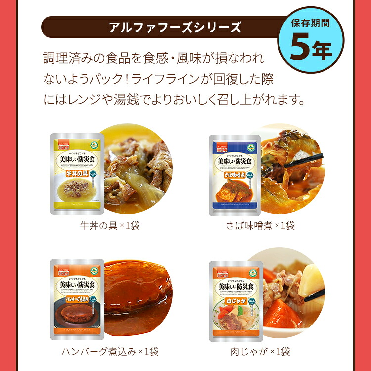 非常食レストラン シリーズ】 7日間分 55品の保存食セット【UA】｜LA・PITA