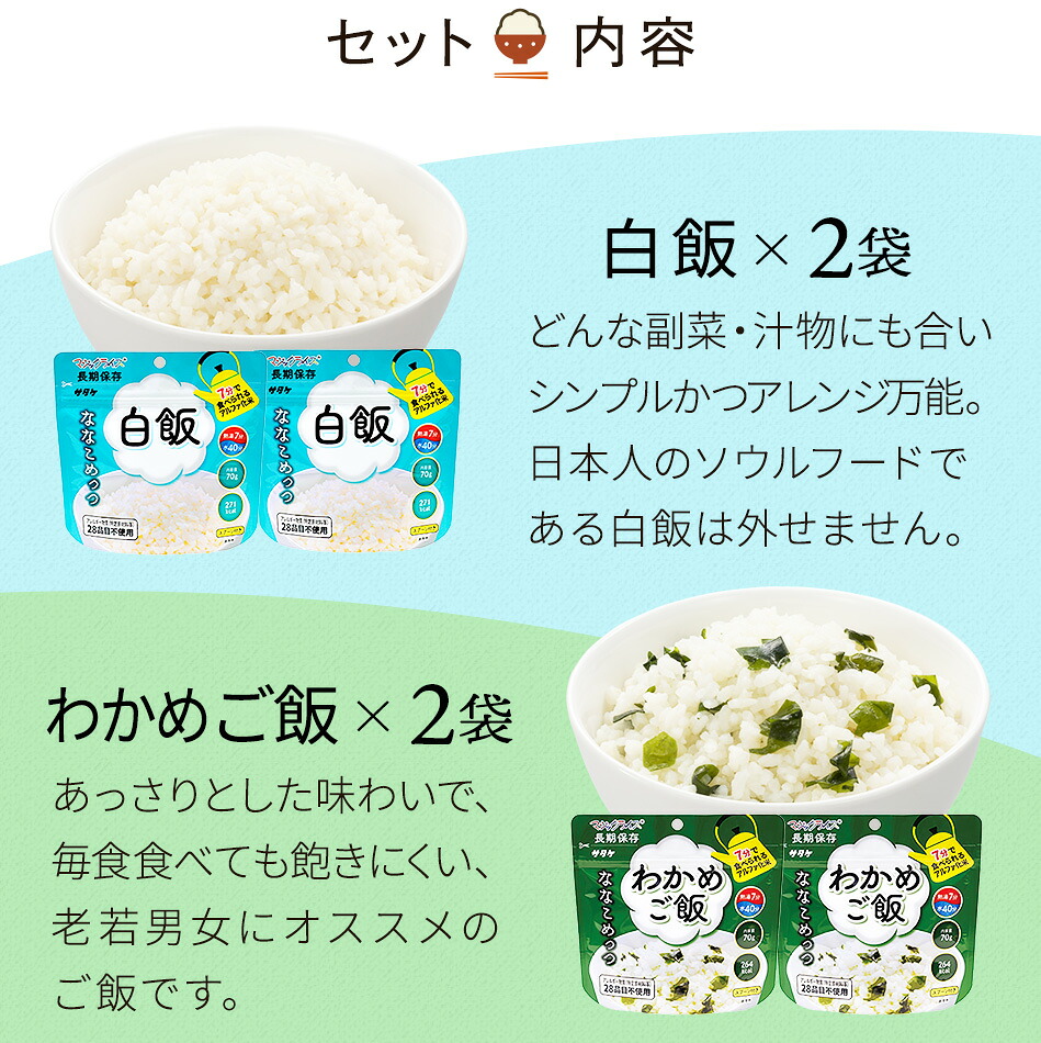 サタケ マジックライス ななこめっつ12食セット 【NK】｜LA・PITA